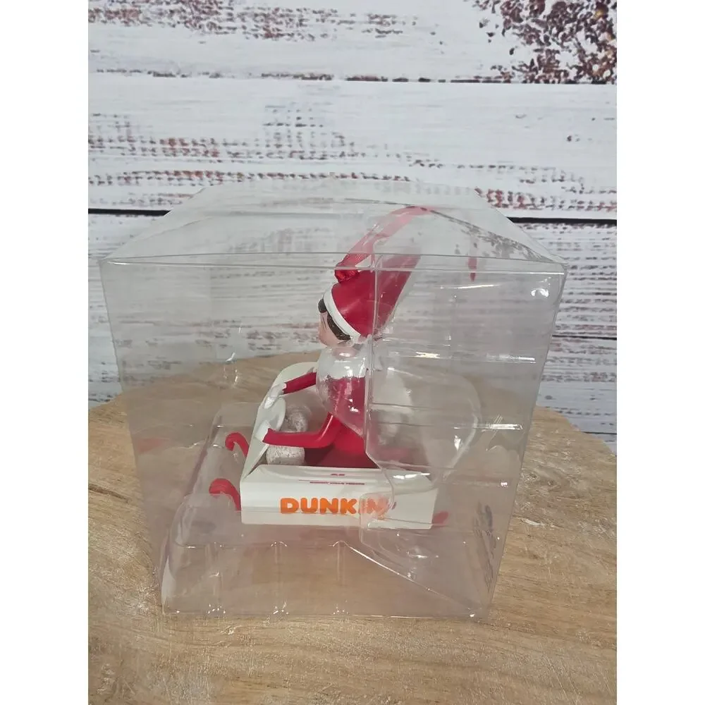 2022 Dunkin Donuts Christmas Ornament Elf On Sleigh New in Box!